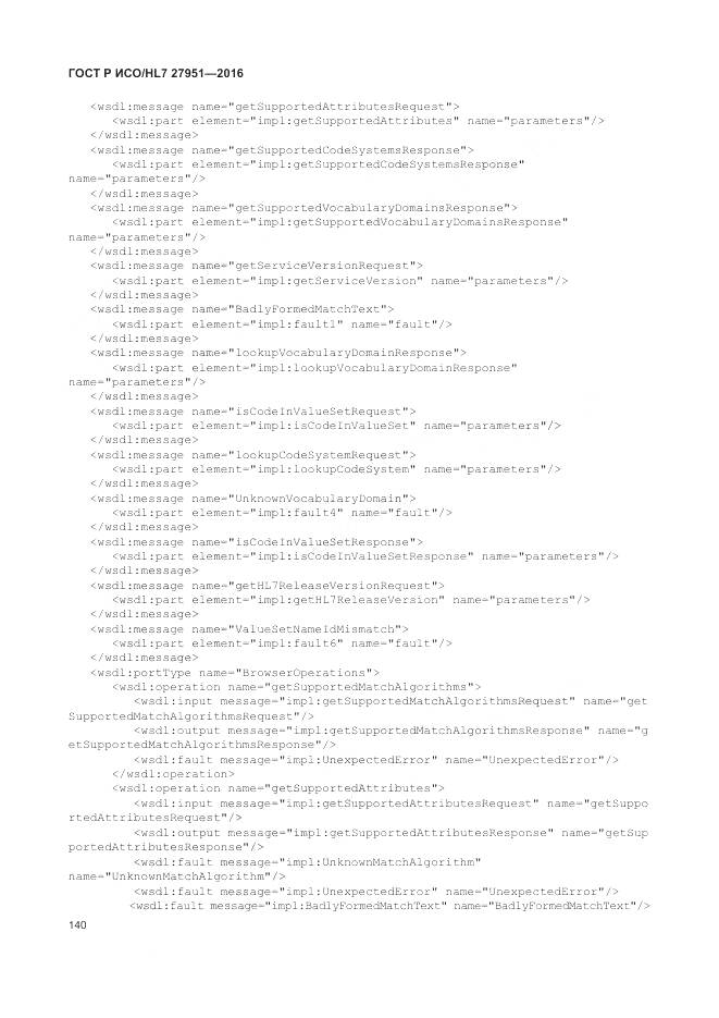 ГОСТ Р ИСО/HL 7 27951-2016, страница 144